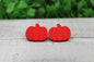 Red Pumpkin Stud Earrings