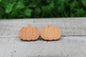 Peach Pumpkin Stud Earrings