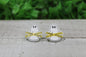 Ghost with Crime Scene Tape Stud Earrings