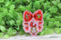 Cindy Lou Christmas Bow Badge Reel