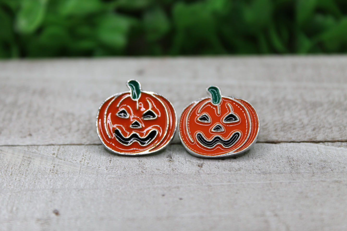 Jack-O-Lantern • Stud Earrings