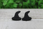 Black Witch Hat • Stud Earrings