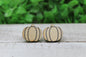 Pumpkin • Stud Earrings