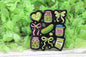 Pickles & Bows on Black Acrylic Badge Reel
