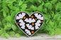 Halloween Bat Heart 3D Badge Reel