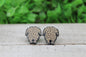 Leopard Turkey - Cooked • Stud Earrings