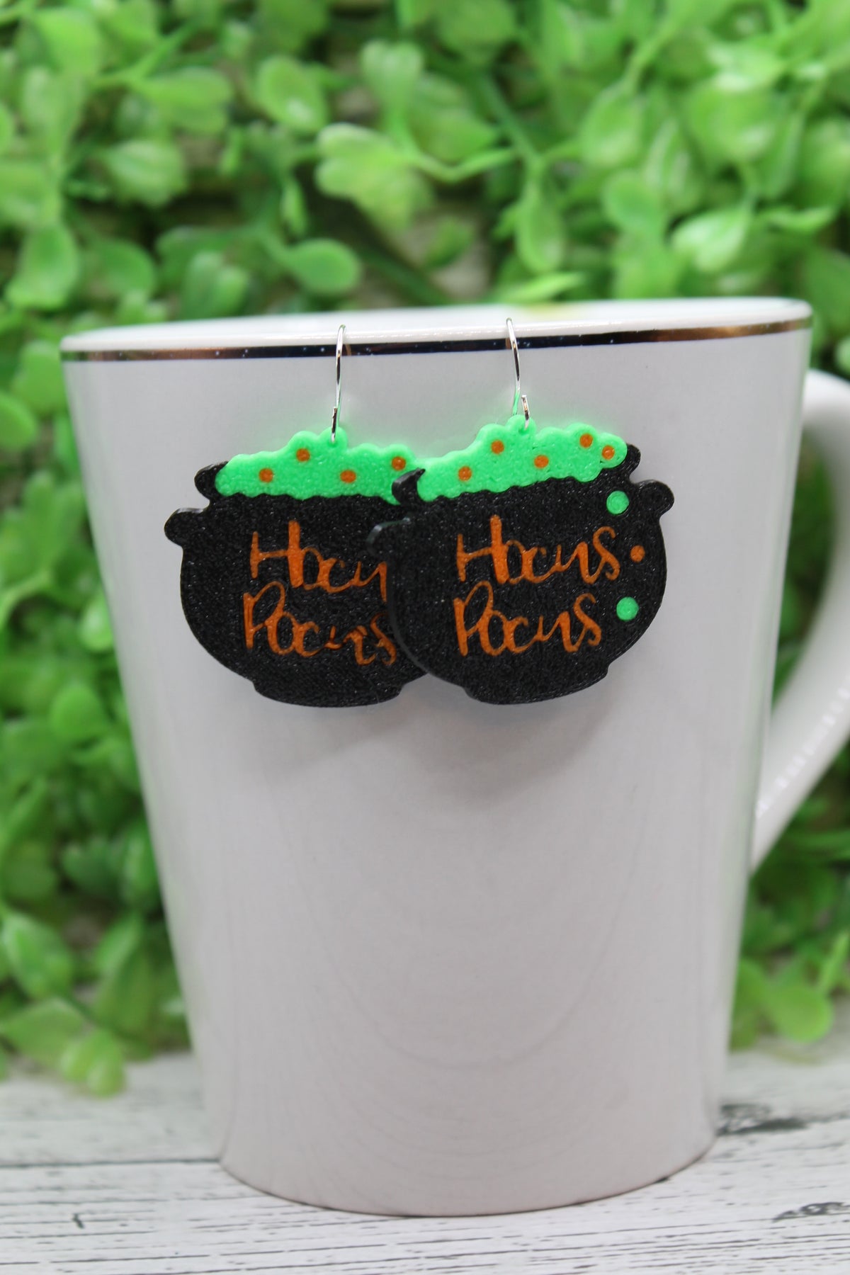 Hocus Pocus Cauldron Drop Earrings