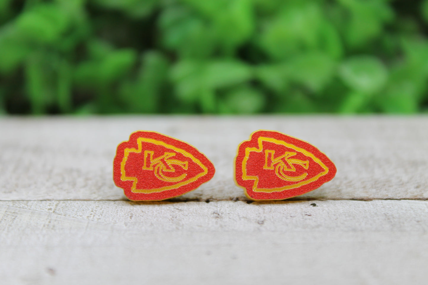 KC Red Arrow Stud Earrings