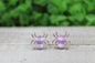 Purple Plaid Spider • Stud Earrings