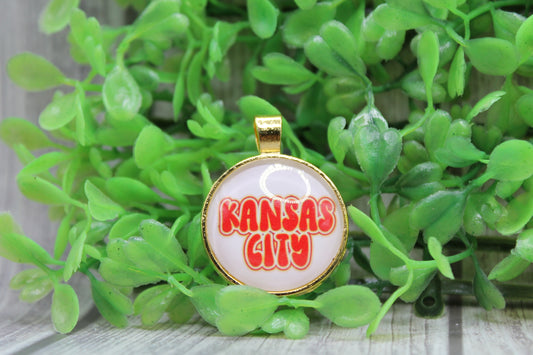 Football Retro Kansas City [25mm] Pendant