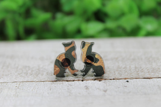 Leopard Cats Stud Earrings