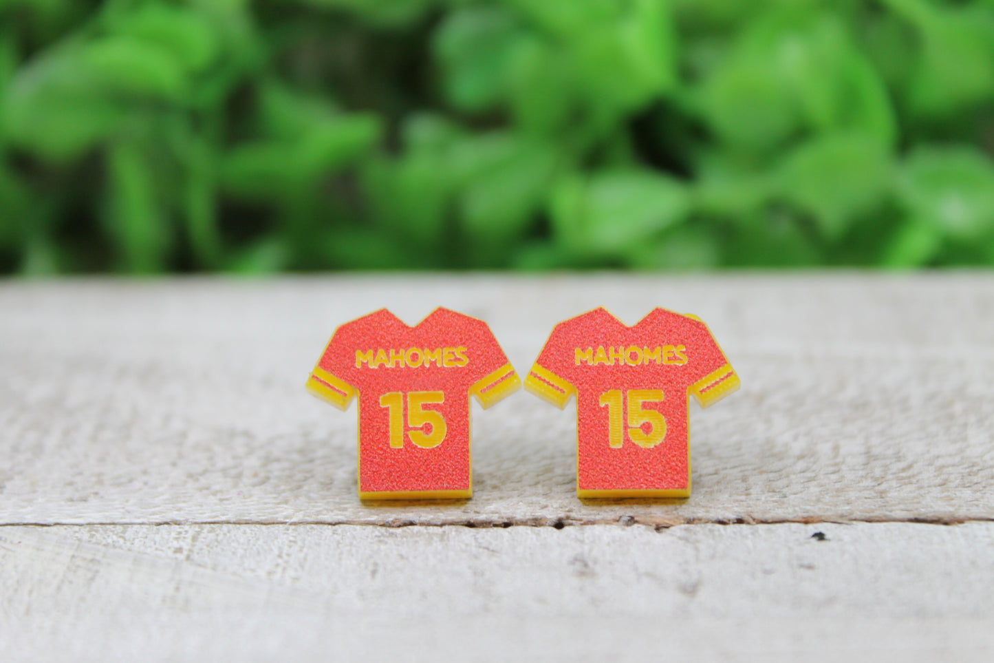 15 Mahomes Jersey Stud Earrings