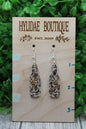 Wine & Grapes Wine Bottles • Dangle Earrings