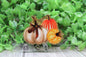 Pumpkin Trio • Badge/ID Holder with Clip