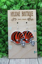 Bengal's Football Helmets • Dangle Earrings