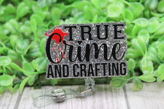 True Crime and Crafting • Badge/ID Holder with Clip