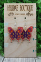 Whimsical Butterfly • Dangle Earrings