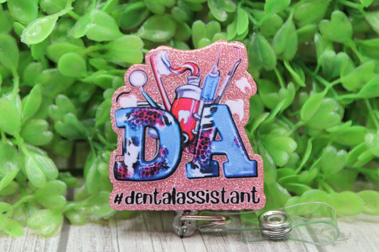 Dental Assistant • Badge/ID Holder with Clip