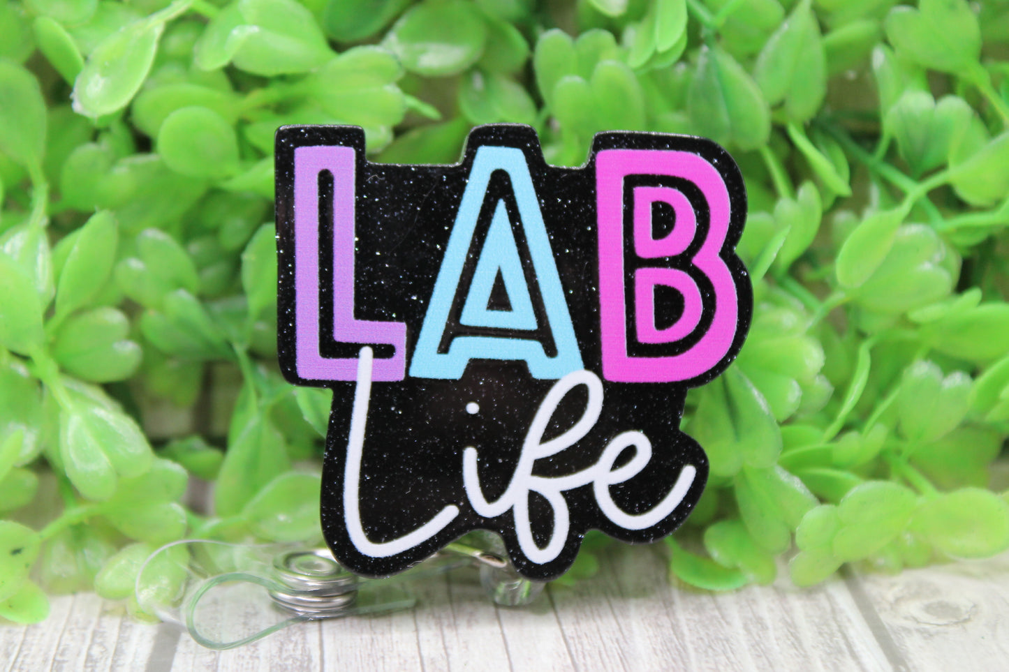 Lab Life • Badge/ID Holder with Clip