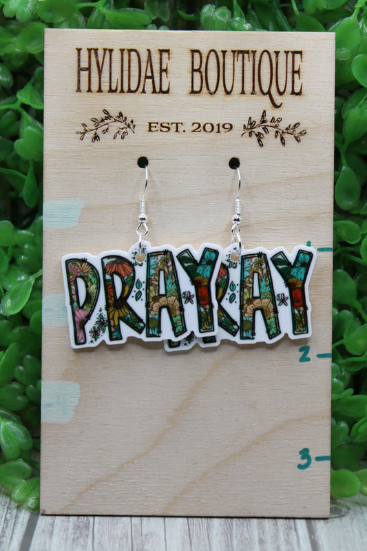 PRAY • Dangle Earrings