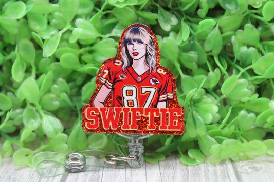 87 Jersey Swiftie • Badge/ID Holder with Clip