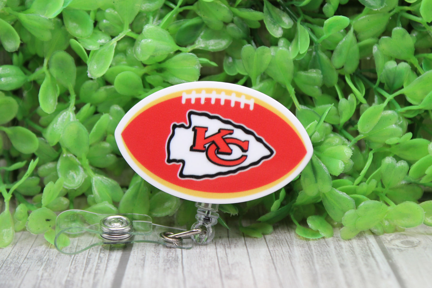 Football KC Arrow Football • Badge/ID Holder with Clip