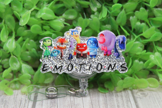 Emotions • Badge/ID Holder with Clip