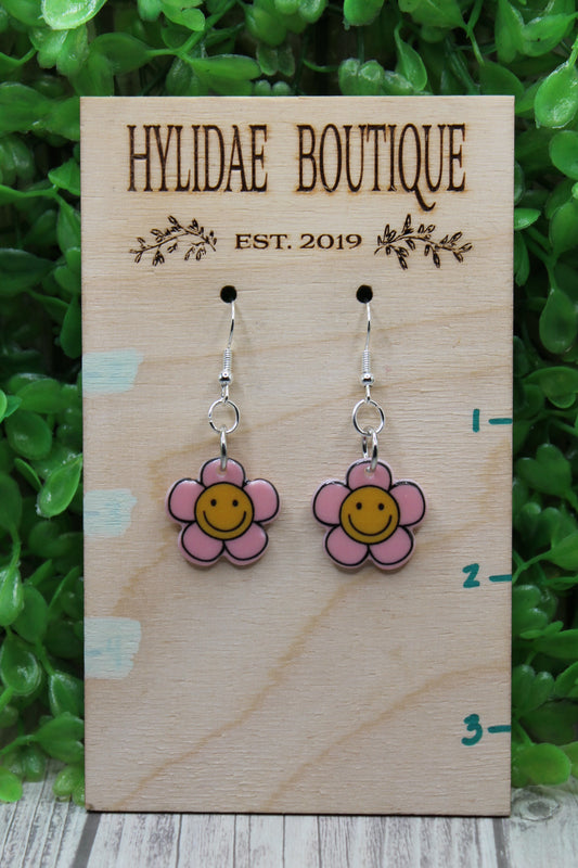 Smiling Flower • Dangle Earrings