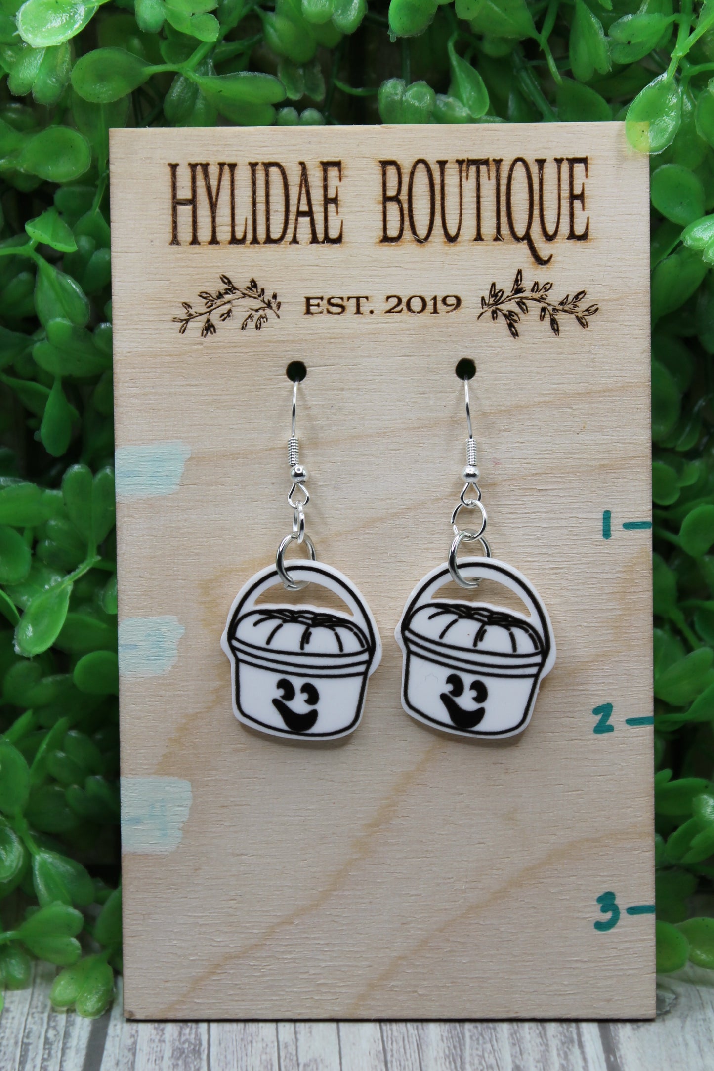 Boo Bucket • Dangle Earrings