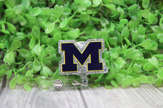 Michigan • Badge/ID Holder with Clip