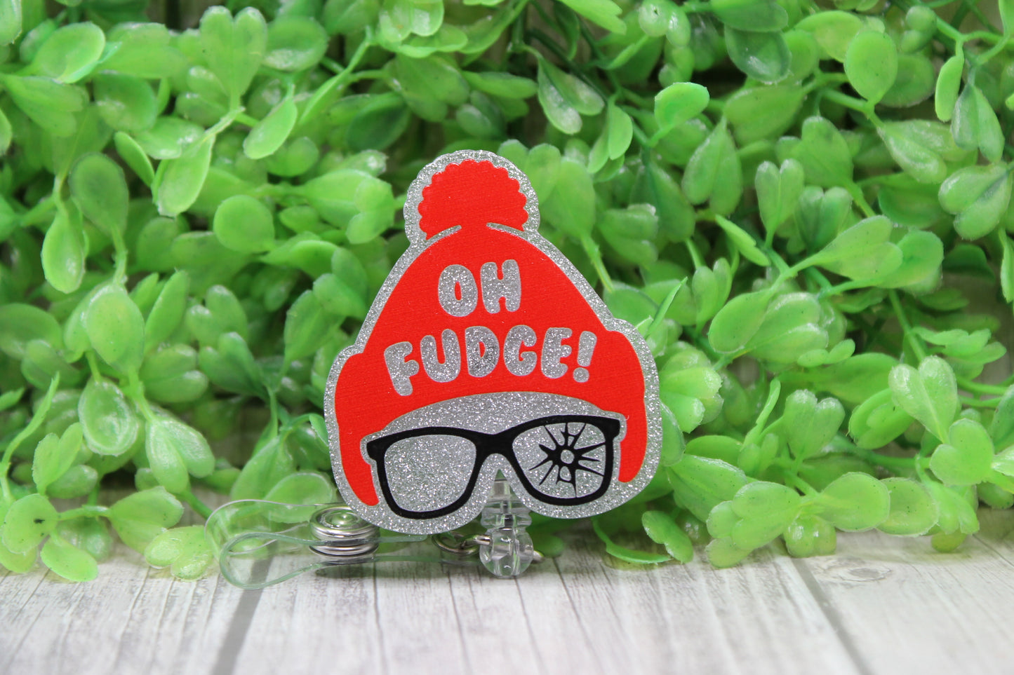 Oh Fudge! • Badge/ID Holder with Clip