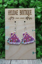 Tis The Season Gingerbread House • Dangle Earrings