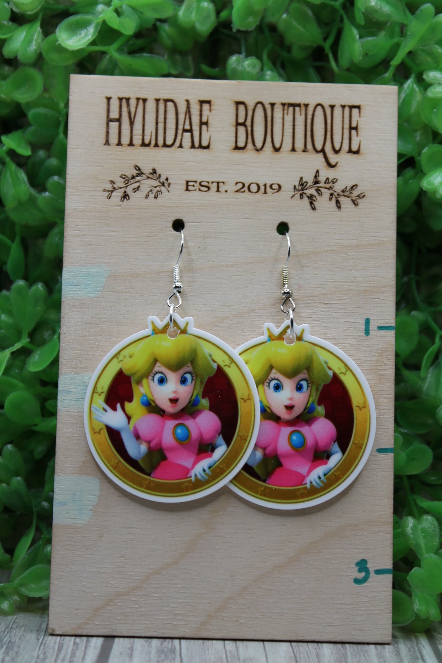 Princess Peach Circle • Dangle Earrings