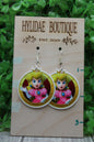 Princess Peach Circle • Dangle Earrings