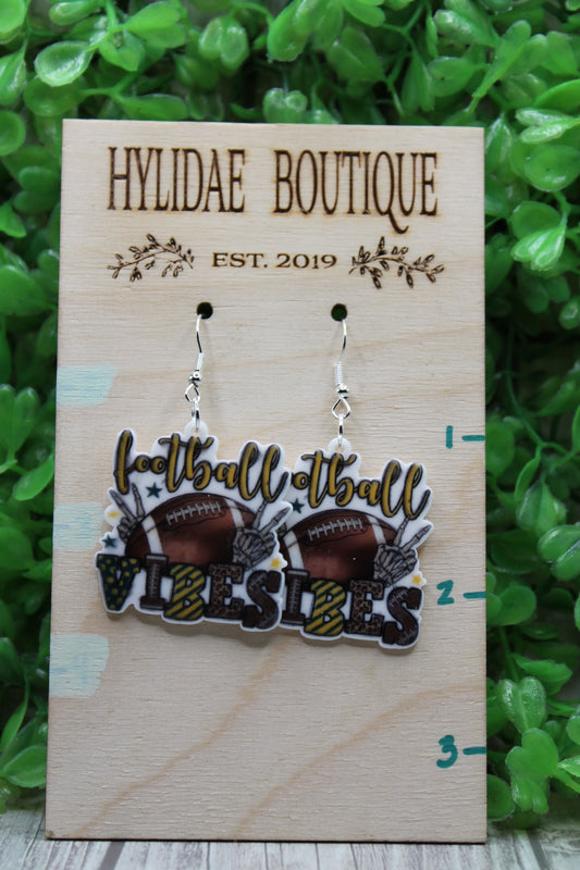 Football Vibes • Dangle Earrings