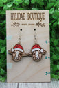 Santa Hat Sheep • Dangle Earrings