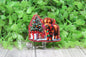 Cow with Christmas Tree • Badge/ID Holder with Clip