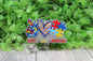 Peace Love Autism Awareness • Badge/ID Holder with Clip