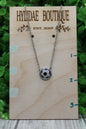 Soccer • Silver Necklace