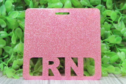 RN Pink Glitter • Badge Buddy