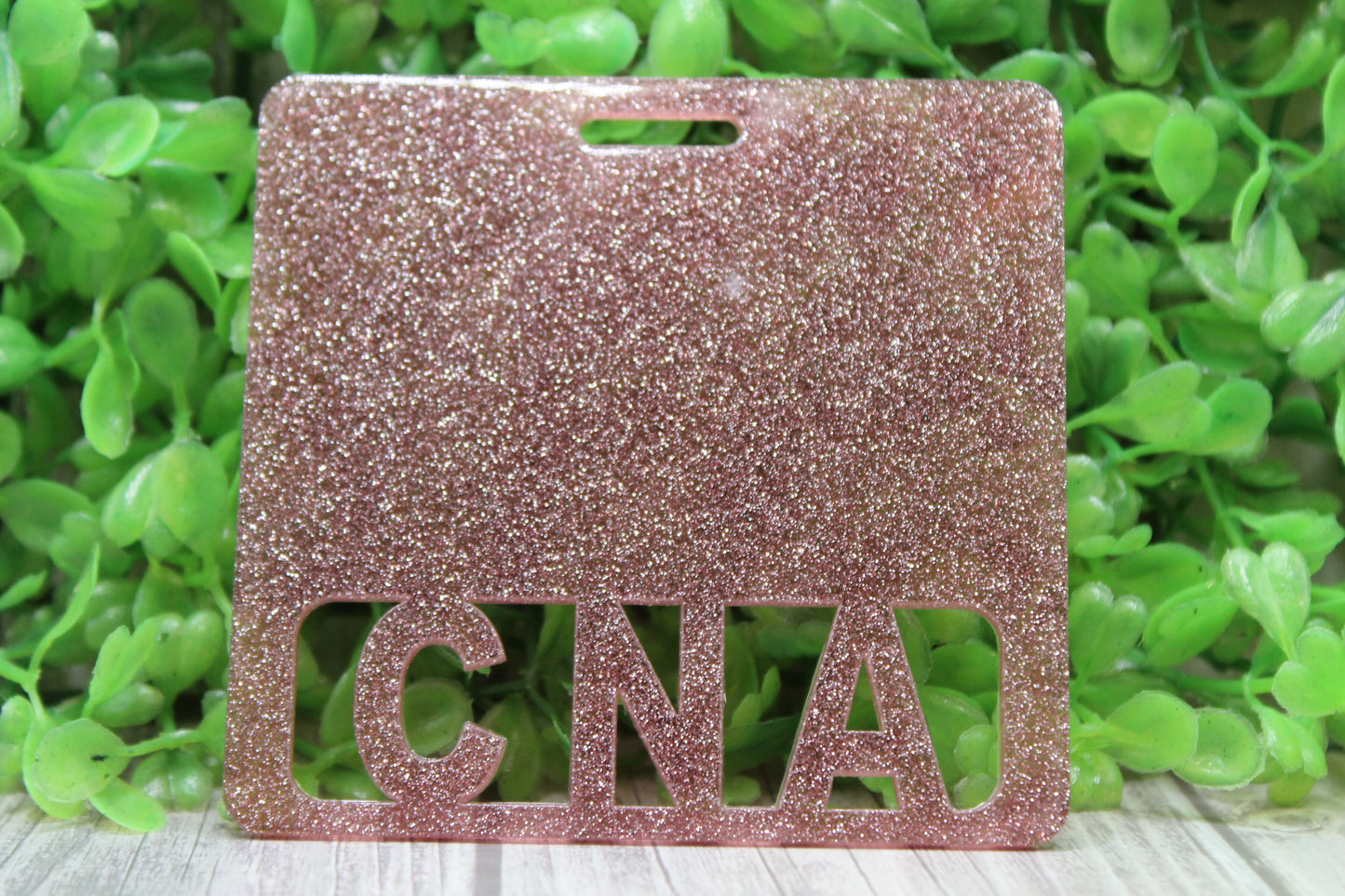 CNA Rose Gold Glitter • Badge Buddy