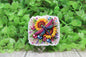 Dragonfly & Sunflowers • Badge/ID Holder with Clip