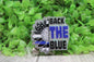 Back The Blue Sunflower • Badge/ID Holder with Clip