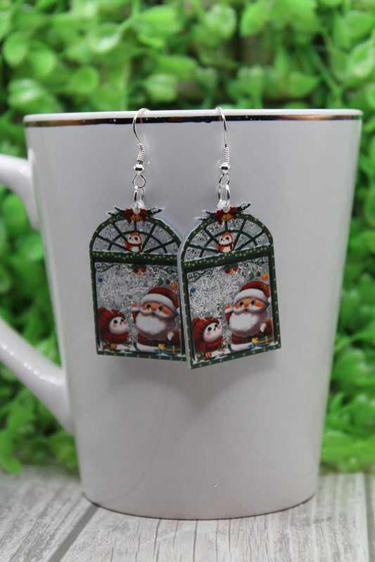 Christmas Window • Dangle Earrings