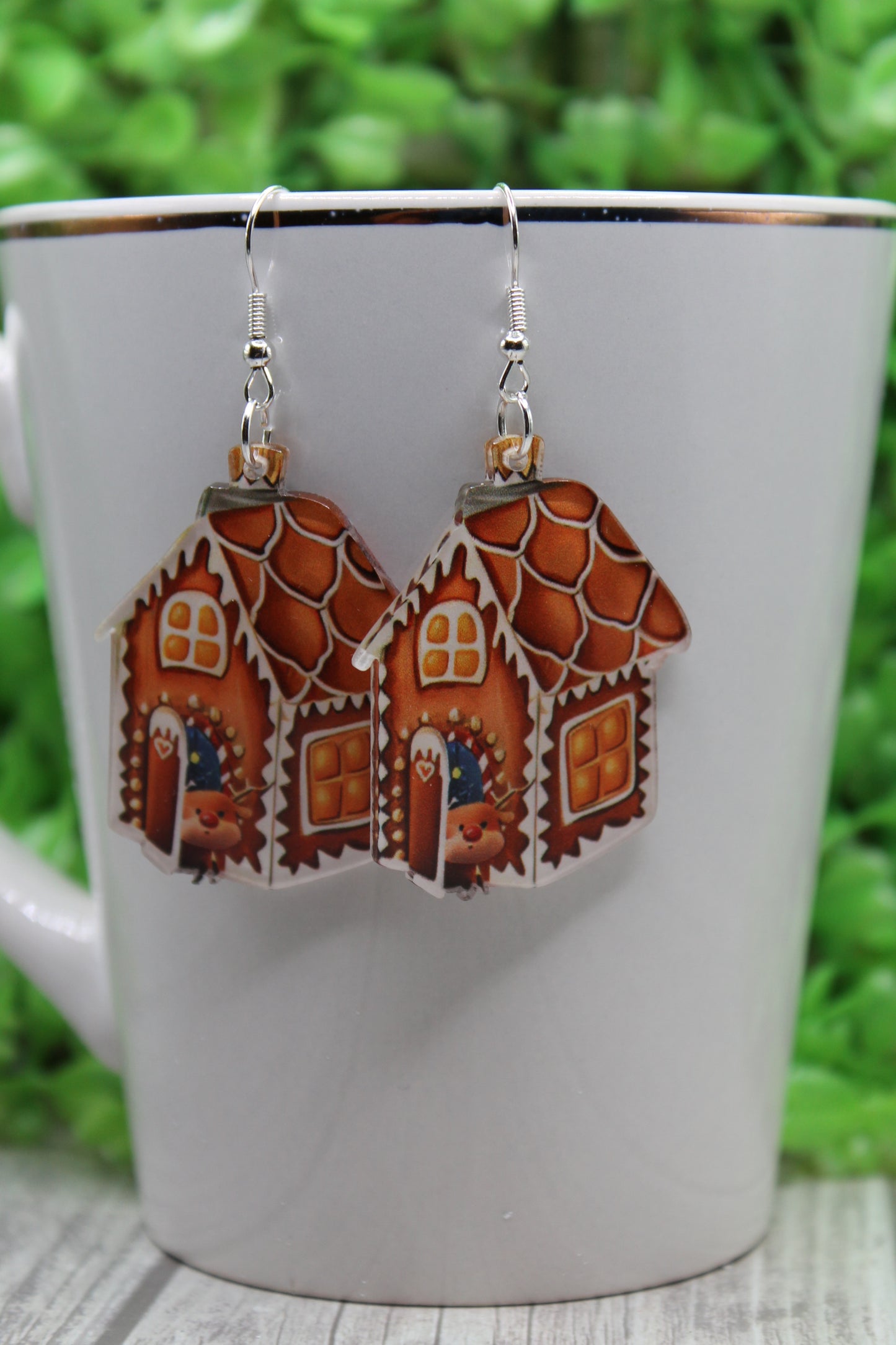 Gingerbread House • Dangle Earrings