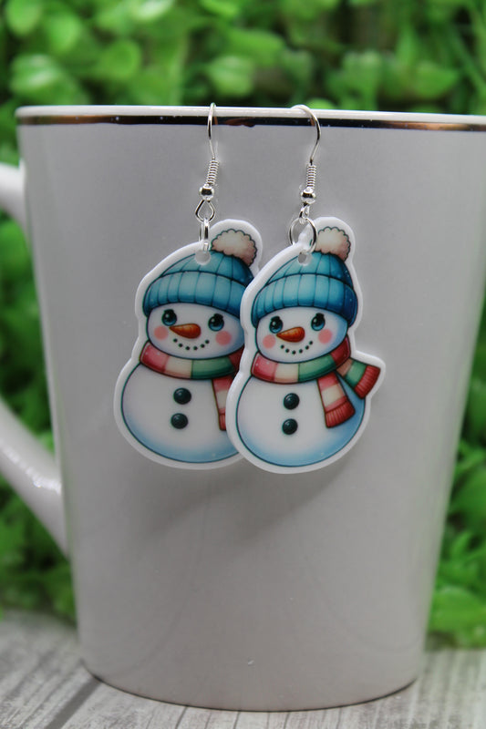 Cute Snowman • Dangle Earrings