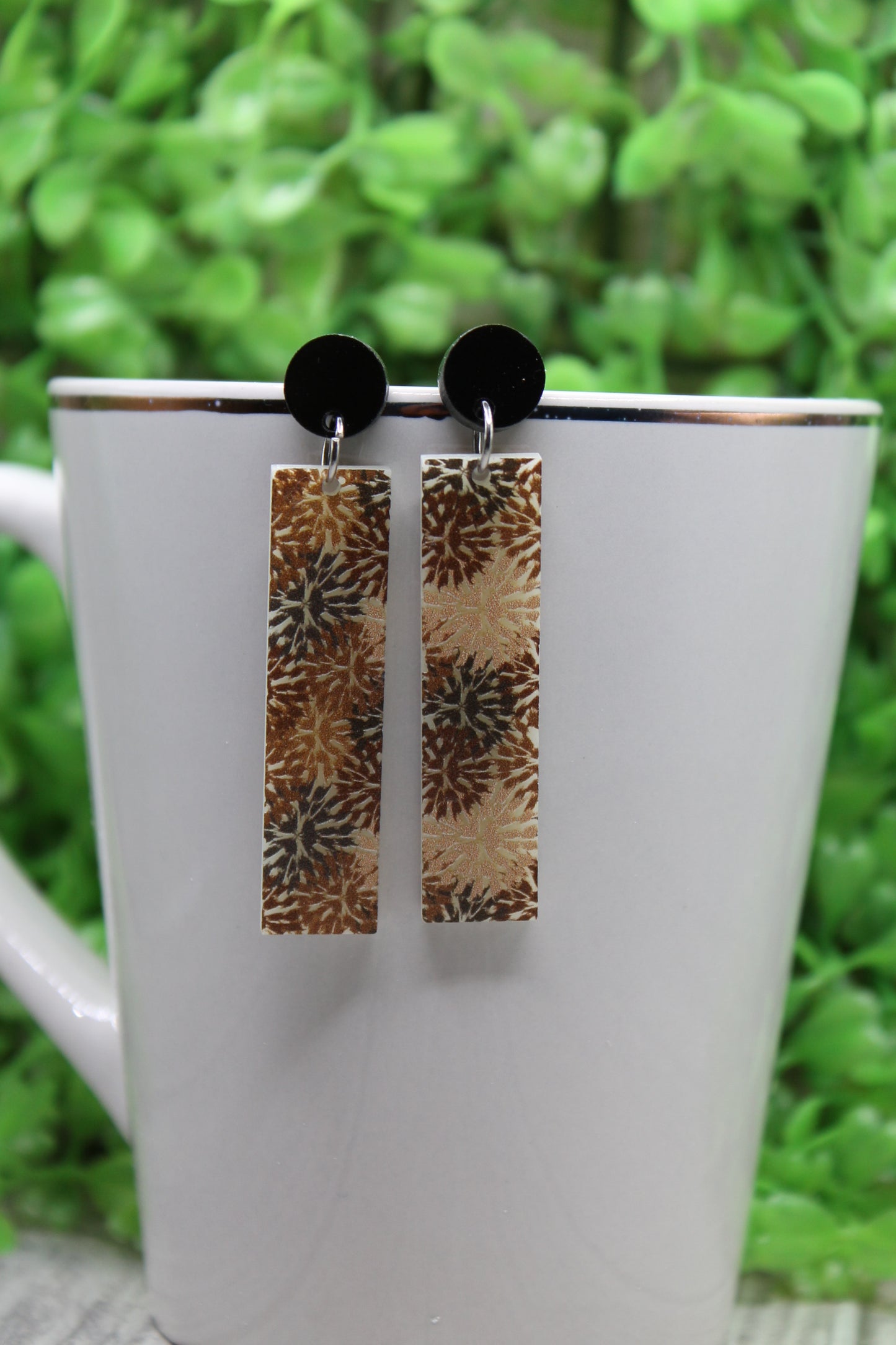 Fall Floral Bar • Dangle Earrings