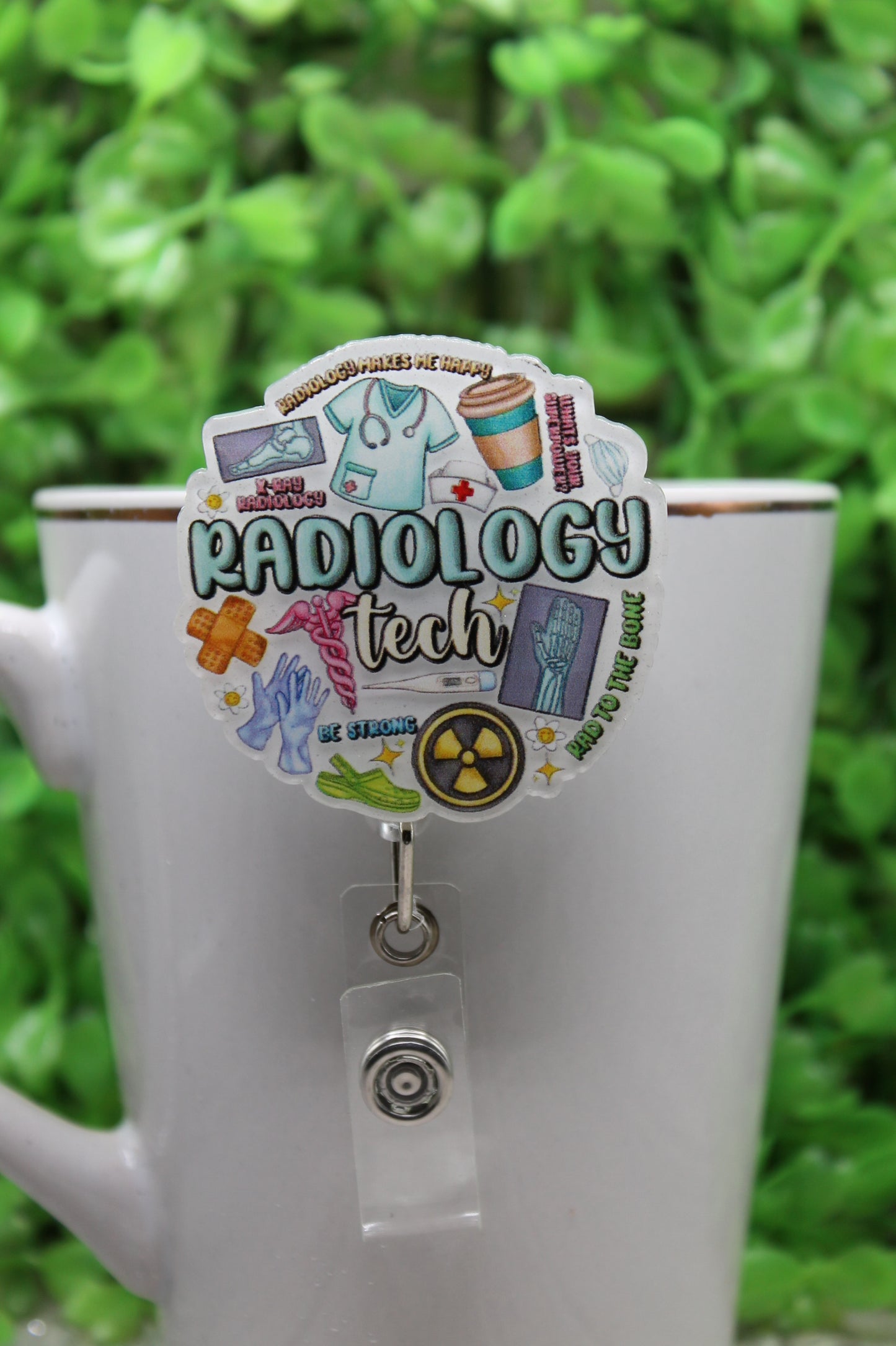 Radiology Tech • Badge/ID Holder with Clip