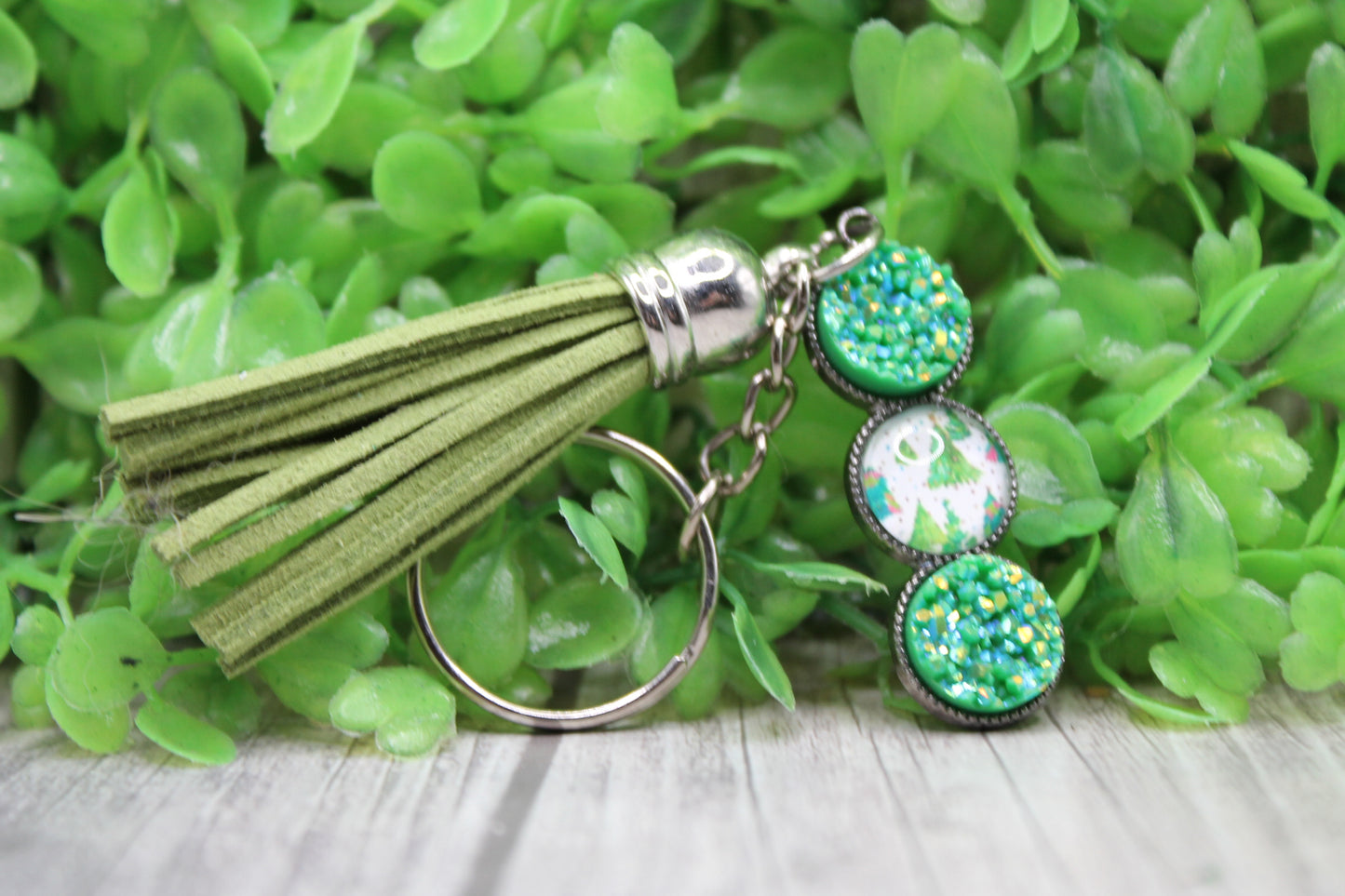 Christmas Trees • Tassel Keychain