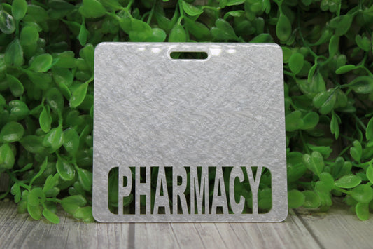 PHARMACY White Shimmer • Badge Buddy